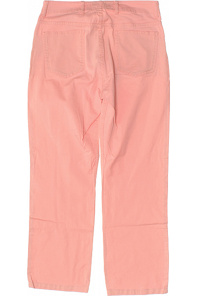 CLOSED Dámské bavlněné plátěné volné rovné kalhoty růžové s kapsami Velikost 42 | CLOSED | obrázek 3