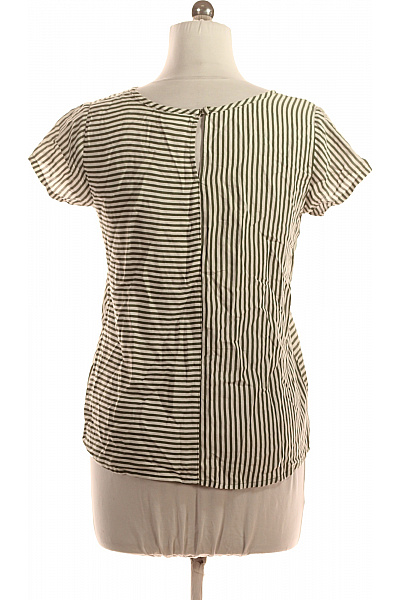 STITCH&SOUL Dámské tričko s krátkým rukávem pruhované viskózové Vel. M | STITCH&SOUL | obrázek 2