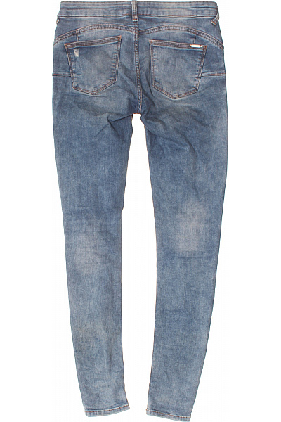 MANGO Dámské džíny skinny modré seprané s dírami Vel. EU 36 | MANGO | obrázek 2