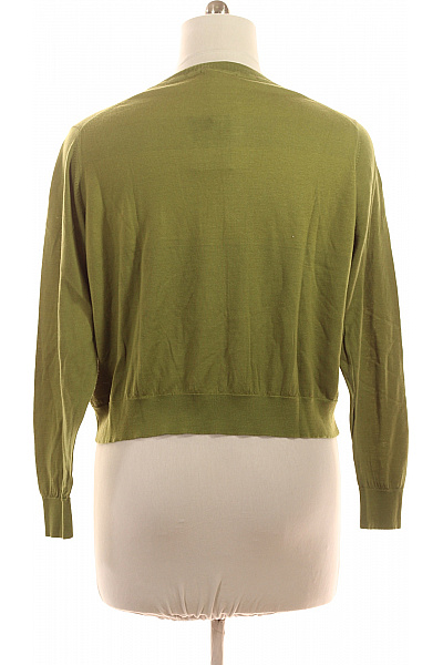 roberto cavalli zelený propínací kardigan dlouhý rukáv na knoflíky basic Vel. EU XL | roberto cavalli | obrázek 2