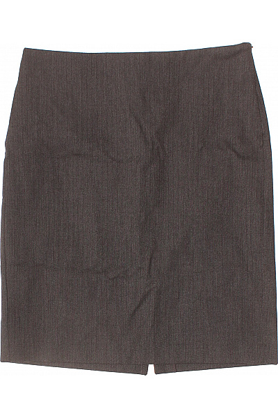 BENETTON Dámská business pouzdrová sukně ke kolenům rovná hnědá Vel. 40 | BENETTON | obrázek 2