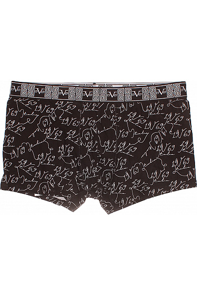 VERSACE Pánské bavlněné boxerky černé s potiskem Vel. EU 3XL | VERSACE | obrázek 2