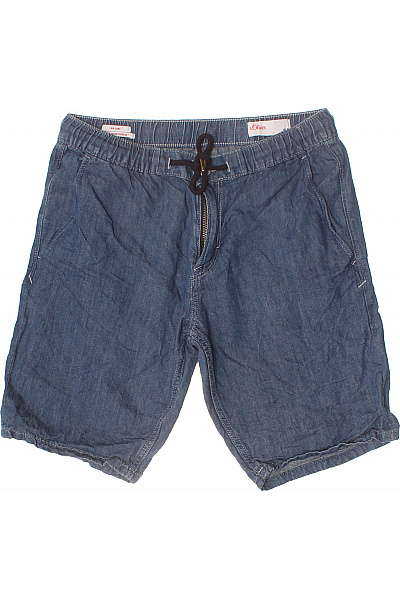 s.OLIVER kraťasy modré džínové volnočasové s kapsami krátké Velikost 30 | s.OLIVER | obrázek 2