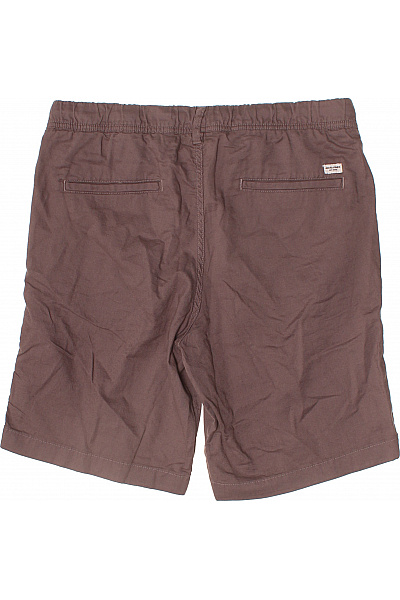 JACK & JONES Pánské bavlněné kraťasy volnočasové hnědé s kapsami Vel. M | JACK & JONES | obrázek 3
