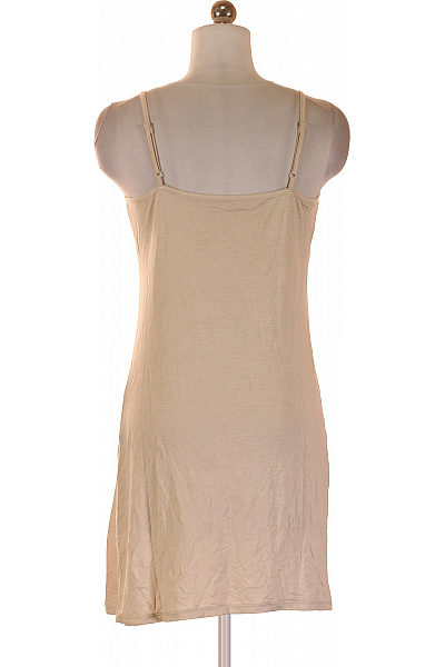 Dámská Béžová Košilka Tenká Spodní Letní Jednoduchá Velikost XS | Unimoda | obrázek 3