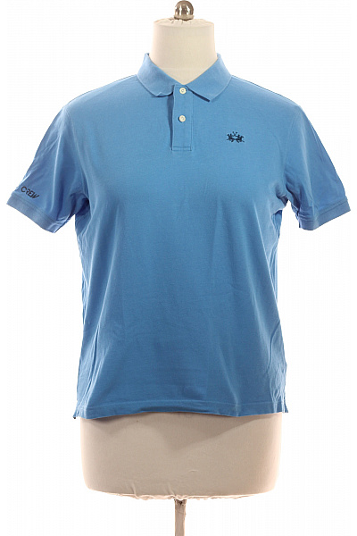 La Martina Pánské bavlněné polo tričko s krátkým rukávem a límečkem Vel. XL | La Martina | obrázek 2