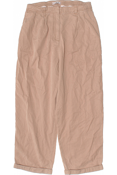 TOMMY HILFIGER Dámské volnočasové kalhoty béžové široké Vel. 38 | TOMMY HILFIGER | obrázek 2