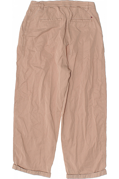 TOMMY HILFIGER Dámské volnočasové kalhoty béžové široké Vel. 38 | TOMMY HILFIGER | obrázek 3