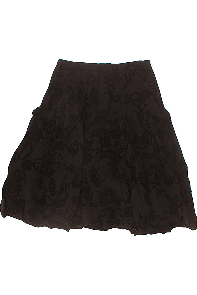 PROMISS Dámská černá polyesterová rozšířená sukně vzorovaná áčková Vel. 36 | PROMISS | obrázek 2