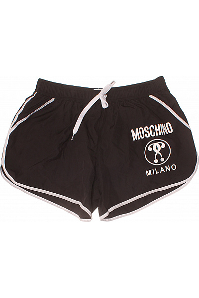 MOSCHINO Dámské černé sportovní kraťasy s potiskem Velikost L | MOSCHINO | obrázek 2