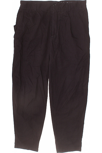 COS Pánské bavlněné volnočasové tmavé volné kalhoty s kapsami Velikost S | COS | obrázek 2