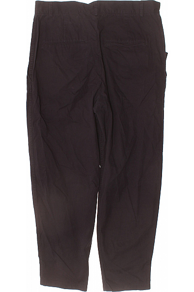 COS Pánské bavlněné volnočasové tmavé volné kalhoty s kapsami Velikost S | COS | obrázek 3