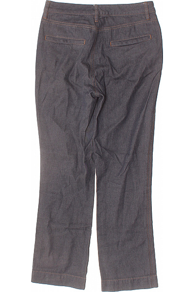 massimo dutti Dámské tmavě modré rifle rovné volnočasové s kapsami Vel. 34 | massimo dutti | obrázek 3