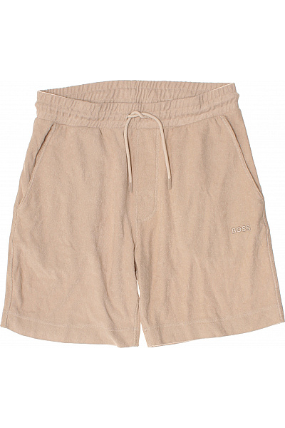 Hugo Boss Pánské bavlněné kraťasy volnočasové béžové s kapsami Velikost S | Hugo Boss | obrázek 2