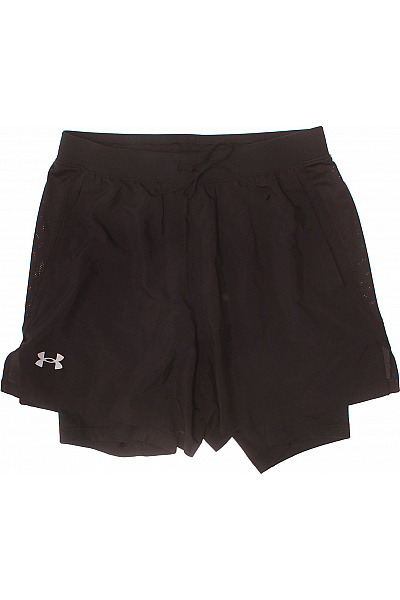 UNDER ARMOUR Dámské černé Sportovní Běžecké Kraťasy Funkční Rychleschnoucí 2v1 Vel. M