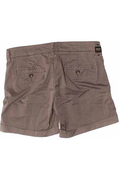Blauer. Bavlněné dámské krátké volnočasové ležérní šortky hnědé Velikost 26 | Blauer. | obrázek 3