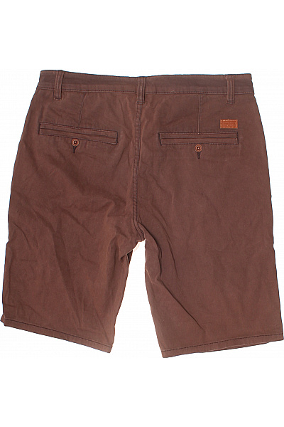 BRAVE SOUL kraťasy bavlněné volnočasové s kapsami hnědé Velikost 34 | BRAVE SOUL | obrázek 2