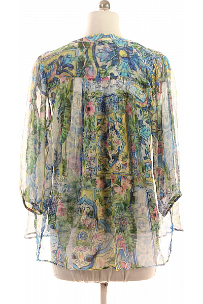 Princess Goes Hollywood Dámská halenka s potiskem a výstřihem do V, volná, průsvitná, jarní, boho Velikost M | Princess Goes Hollywood | obrázek 3