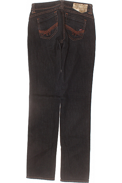 Victoria Dámské bavlněné tmavé džíny rovné klasické s kapsami Velikost 26 | Victoria | obrázek 2