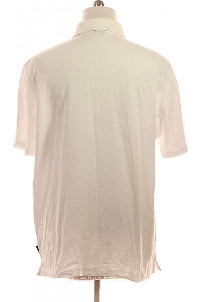 bugatti Pánské bílé polo tričko s krátkým rukávem Vel. 3XL | bugatti | obrázek 2