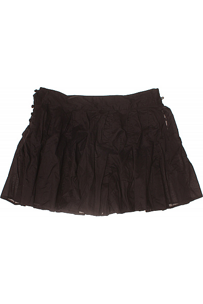 French Connection Dámská bavlněná černá krátká nabíraná sukně volná letní Vel. 12 | French Connection | obrázek 2