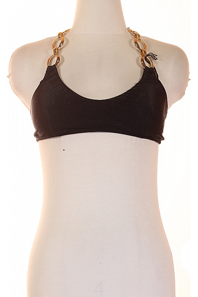 Santini Dámské Plavky černé Lesklé Za Krk Velikost 6