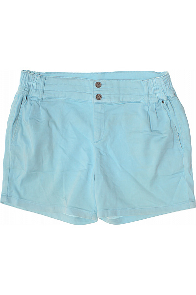 LISA CAMPIONE Dámské světle modré kraťasy s kapsami a gumou v pase Velikost 40 | LISA CAMPIONE | obrázek 2