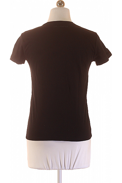 Karl Lagerfeld Dámské tričko s krátkým rukávem černé s flitry bavlněné Velikost XS | Karl Lagerfeld | obrázek 2