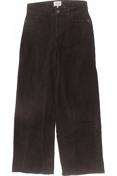 Numph Dámské Džíny Volné Bavlněné S Vysokým Pasem černé Velikost 36