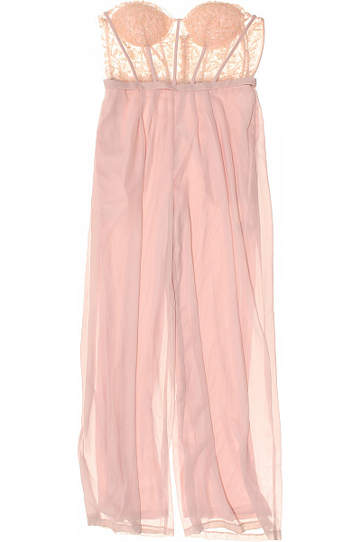 Laona Růžový Společenský Overal Bez Rukávů Vel. 42