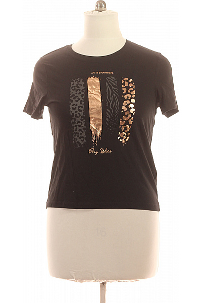 ONLY Dámské tričko s krátkým rukávem a potiskem Vel. XL | ONLY | obrázek 2