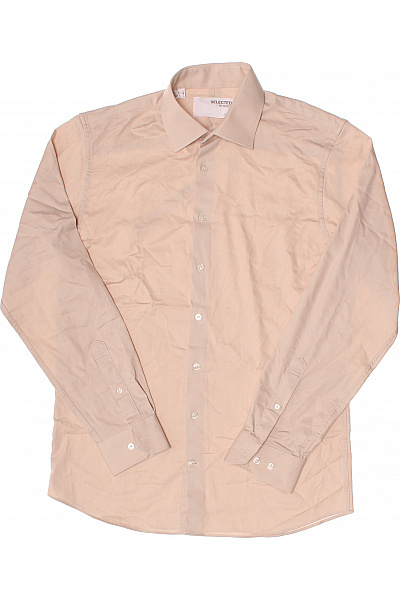 SELECTED Pánská košile dlouhý rukáv béžová elegantní business Vel. S | SELECTED | obrázek 2