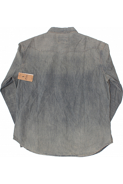 Ralph Lauren Pánská riflová košile s dlouhým rukávem ležérní westernová modrá Vel. xl | Ralph Lauren | obrázek 3