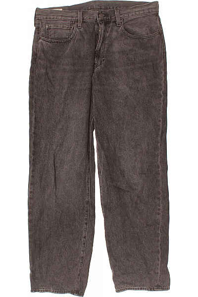 LEVIS Pánské Džíny Volné Seprané Rovné S Kapsami Vel. 34/32