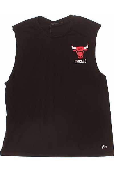 New Era černé Tričko Bez Rukávů S Potiskem Chicago Bulls Vel. L