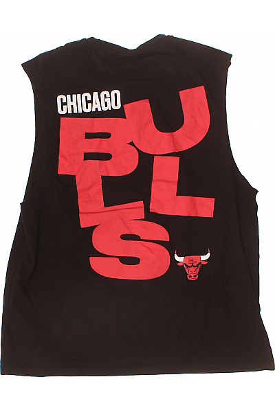 New Era černé tričko bez rukávů s potiskem Chicago Bulls Vel. L | New Era | obrázek 2
