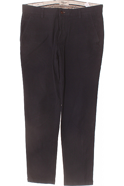 JACK & JONES Pánské bavlněné kalhoty volnočasové rovné tmavě modré Velikost EU 33/32 | JACK & JONES | obrázek 2