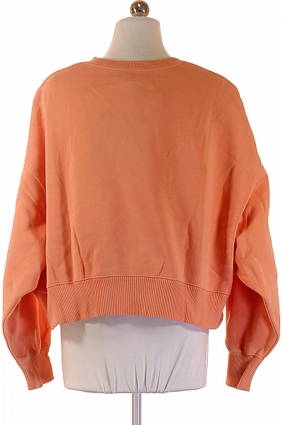 Nike dámská oranžová bavlněná mikina crop crewneck Vel. S | Nike | obrázek 3