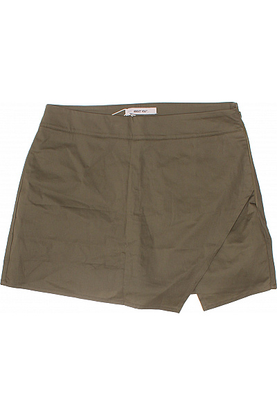 Dámské Bavlněné Kraťasy Volnočasové Krátké Khaki Vel. 38