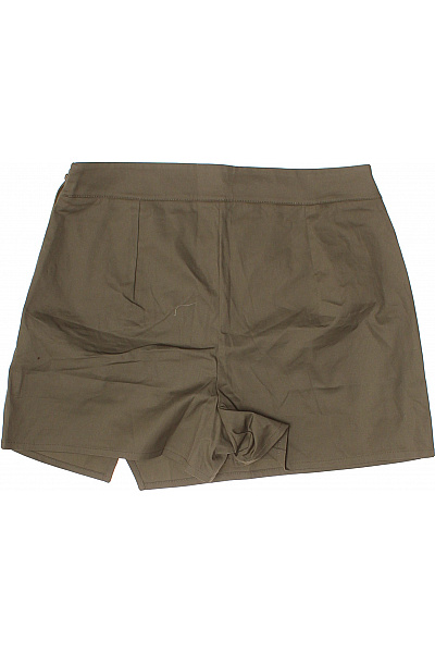 dámské bavlněné kraťasy volnočasové krátké khaki Vel. 38 | Unimoda | obrázek 2