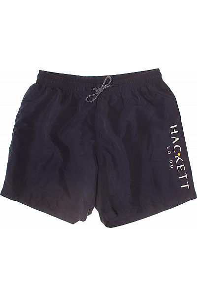 HACKETT Pánské Modré Plavecké Kraťasy S Potiskem Vel. L
