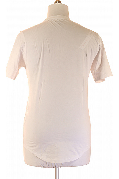 JACK & JONES Pánské tričko s krátkým rukávem bílé basic bavlněné jednobarevné Velikost L | JACK & JONES | obrázek 3