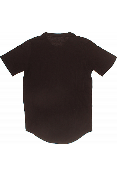 JACK & JONES Pánské tričko s krátkým rukávem černé jednobarevné basic prodloužené Velikost L | JACK & JONES | obrázek 3