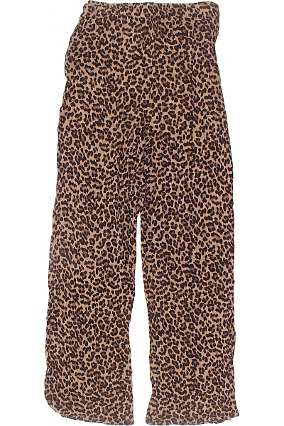 Dámské kalhoty leopardí vzor volnočasové dlouhé Vel. 38 | Unimoda | obrázek 3
