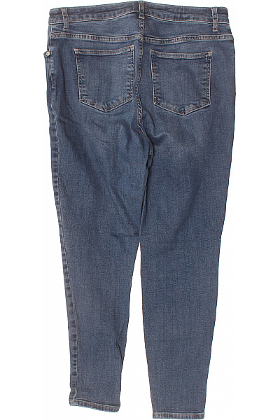 Dámské džíny strečové s kapsami modré Vel. 46 | Unimoda | obrázek 2