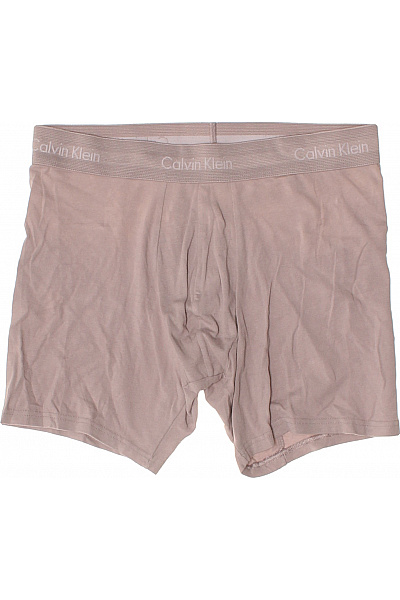 Calvin Klein Pánské Bavlněné Boxerky Béžové Velikost M