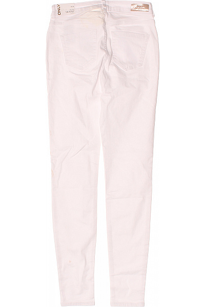 ONLY Dámské bílé strečové skinny džíny s kapsami Vel. 34 | ONLY | obrázek 2
