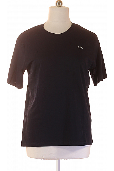 JACK & JONES Pánské Tričko S Krátkým Rukávem Basic Jednobarevné černé S Nápisem Velikost XL
