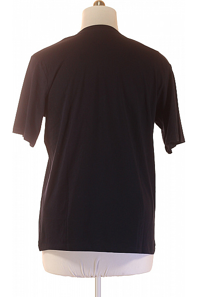 JACK & JONES Pánské tričko s krátkým rukávem basic jednobarevné černé s nápisem Velikost XL | JACK & JONES | obrázek 2