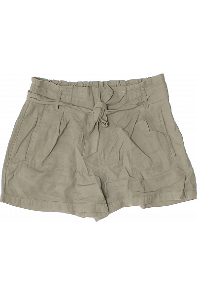 ONLY Dámské kraťasy s páskem a kapsami volnočasové krátké béžové Vel. M | ONLY | obrázek 2